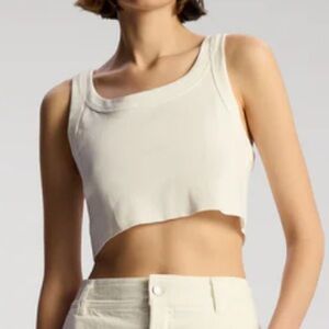 ALC Halsey Cropped Cotton Rib Tank- like new make me an offer!! 🤍